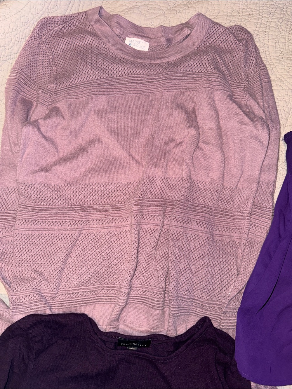 4 cute Stitch Fix tops L - Picture 5 of 5